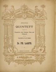Cover of: Zweites Quintett componirt f℗♭¡Łr Pianoforte, zwei Violinen, Viola und Violoncell, nach dem Concertst℗♭¡Łck Op. 86