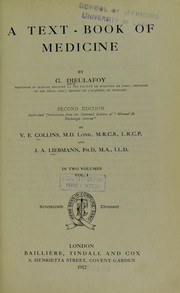 Cover of: Text-book of medicine