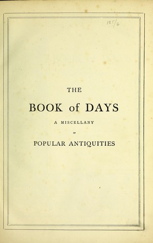The book of days