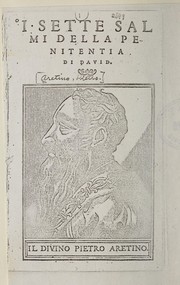 I sette Salmi della penitentia di David by Pietro Aretino