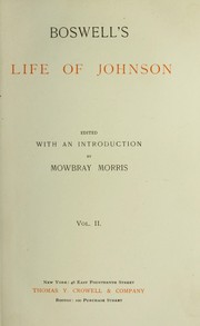 Cover of: Boswell's Life of Johnson