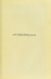 Cover of: Anthropology by Edward B. Tylor, Edward B. Tylor