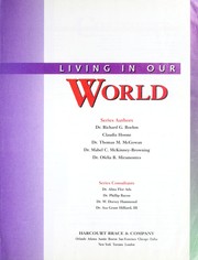 Cover of: Living in Our World by Richard G. Boehm