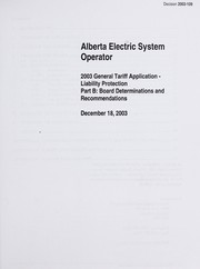 Alberta Electric System Operator by Alberta Electric System Operator