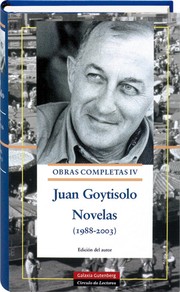 Cover of: Novelas (1988-2003) by 