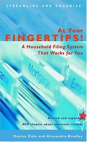 Cover of: At Your Fingertips! A Household Filing System That Works for You