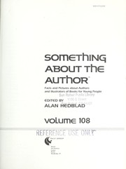 Cover of: Something About the Author v. 108 by Alan Hedblad
