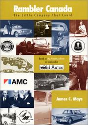 Cover of: Rambler Canada by James C. Mays