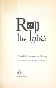 Cover of: Rap: the lyrics