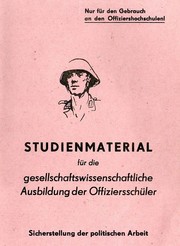Cover of: Sicherstellung der politischen Arbeit by 