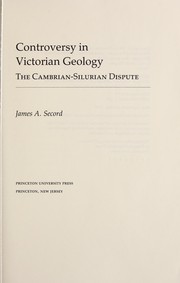 Cover of: Controversy in Victorian geology: the Cambria-Silurian dispute.