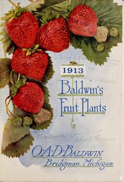Cover of: 1913 Baldwin's fruit plants