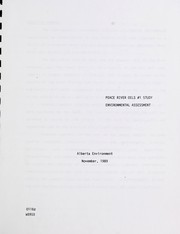 Cover of: Peace River oils #1 study by Alberta. Environmental Assessment Division, Alberta. Environmental Assessment Division