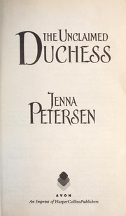 Cover of: The unclaimed duchess