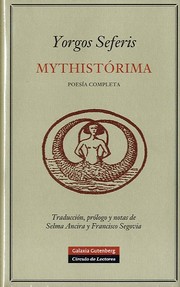 Cover of: Mythistórima