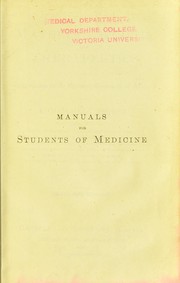 Cover of: Materia medica and therapeutics: an introduction to the rational treatment of disease