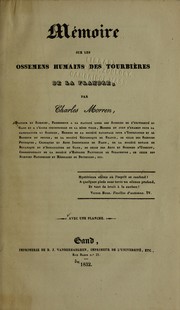 Cover of: Me moire sur les ossemens humains des tourbie  res de la Flandre by Charles Morren