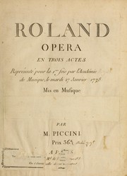 Cover of: Roland: opera en trois actes ...