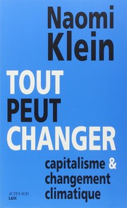Cover of: Tout peut changer