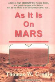 Cover of: As It Is On Mars