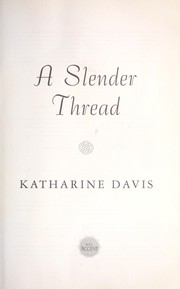 Cover of: A slender thread