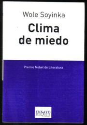 Cover of: Clima de miedo by Traducción de Jordi Beltrán Ferrer