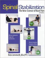 Cover of: Spinal Stabilization: The New Science of Back Pain, 2nd Edition