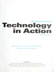 Cover of: Technology in action by Alan Evans, Alan Evans, Alan Evans