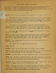 Cover of: The farmer's war-time fire problem: an interview between Dr. David J. Price, Bureau of Agricultural Chemistry and Engineering, and Mr. Wallace Kadderly, Radio Service, in the Department of Agriculture portion of the National Farm and Home Hour, broadcast Monday, October 5, 1942, over stations associated with NBC Blue Network