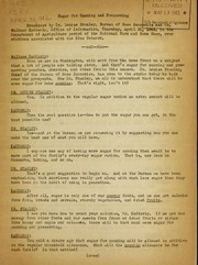 Cover of: Sugar for canning and preserving: broadcast by Dr. Louise Stanley, Bureau of Home Economics, and Mr. Wallace Kadderly, Office of Information, broadcast Thursday, April 30, 1942, in the Department of Agriculture period of the National Farm and Home Hour, over stations associated with the Blue Network [of the National Broadcasting Company]