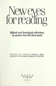 Cover of: New Eyes for Reading by John S. Pobee