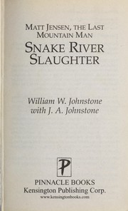 Cover of: Snake River slaughter