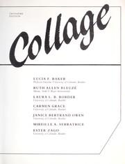 Cover of: Collage by Lucia F. Baker