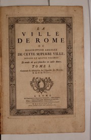 Cover of: La ville de Rome by Dominique Magnan