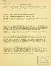Cover of: USDA bulletin board: broadcast by Ruth Van Deman, Bureau of Home Nutrition and Home Economics, and Wallace L. Kadderly, Chief of Radio Service, in the Department of Agriculture's portion of the National Farm and Home Hour, Monday, October 25, 1943, over stations associated with the Blue Network [of the National Broadcasting Company]