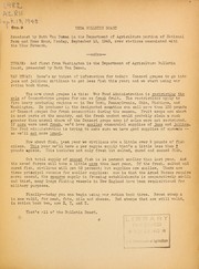 Cover of: USDA bulletin board: broadcast by Ruth Van Deman in the Department of Agriculture's portion of the National Farm and Home Hour, Monday, September 13, 1943, over stations associated with the Blue Network [of the National Broadcasting Company]