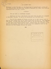 Cover of: 4-H Liberty ships: broadcast by Ruth Van Deman in the Department of Agriculture's portion of the National Farm and Home Hour, Thursday, September 16, 1943, over stations associated with NBC Blue Network