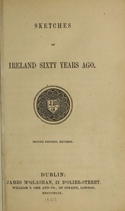 Cover of: Sketches of Ireland sixty years ago.