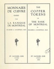 Cover of: The copper tokens of the Bank of Montreal.