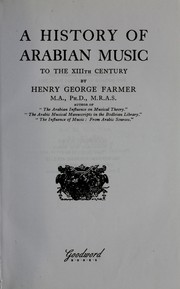 Cover of: A History of Arabian Music by Henry George Farmer