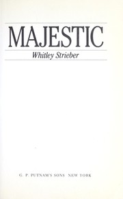 Cover of: Majestic by Whitley Strieber