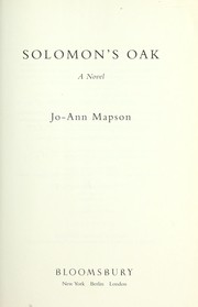 Cover of: Solomon's oak by Jo-Ann Mapson