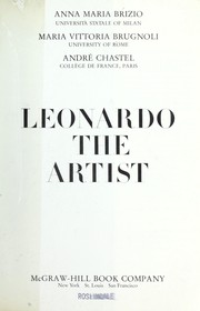 Cover of: Leonardo the artist | 