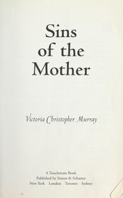 Sins of the mother by Victoria Christopher Murray