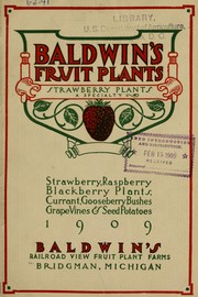 Cover of: Baldwin's fruit plants: strawberry plants a specialty