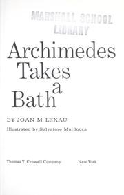 Archimedes takes a bath by Joan M. Lexau