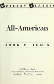 Cover of: All-American by Tunis, John Roberts