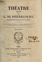 Cover of: Théâtre choisi