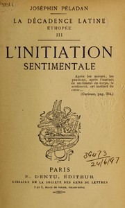 Cover of: L'initiation sentimentale