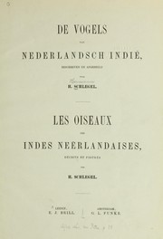 Cover of: De vogels van nederlandsche Indie .